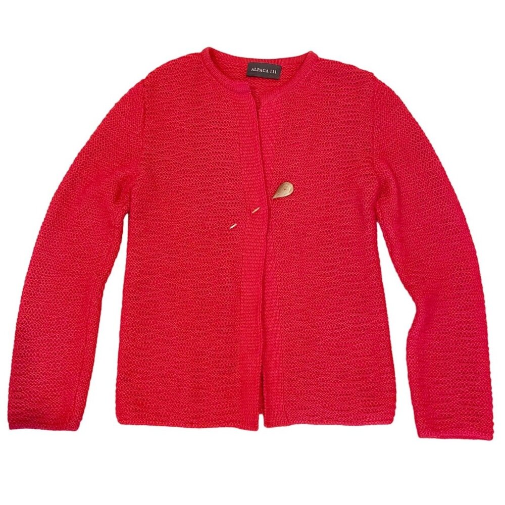 Alpaca 111 Baby Alpaca Cardigan Size Medium
